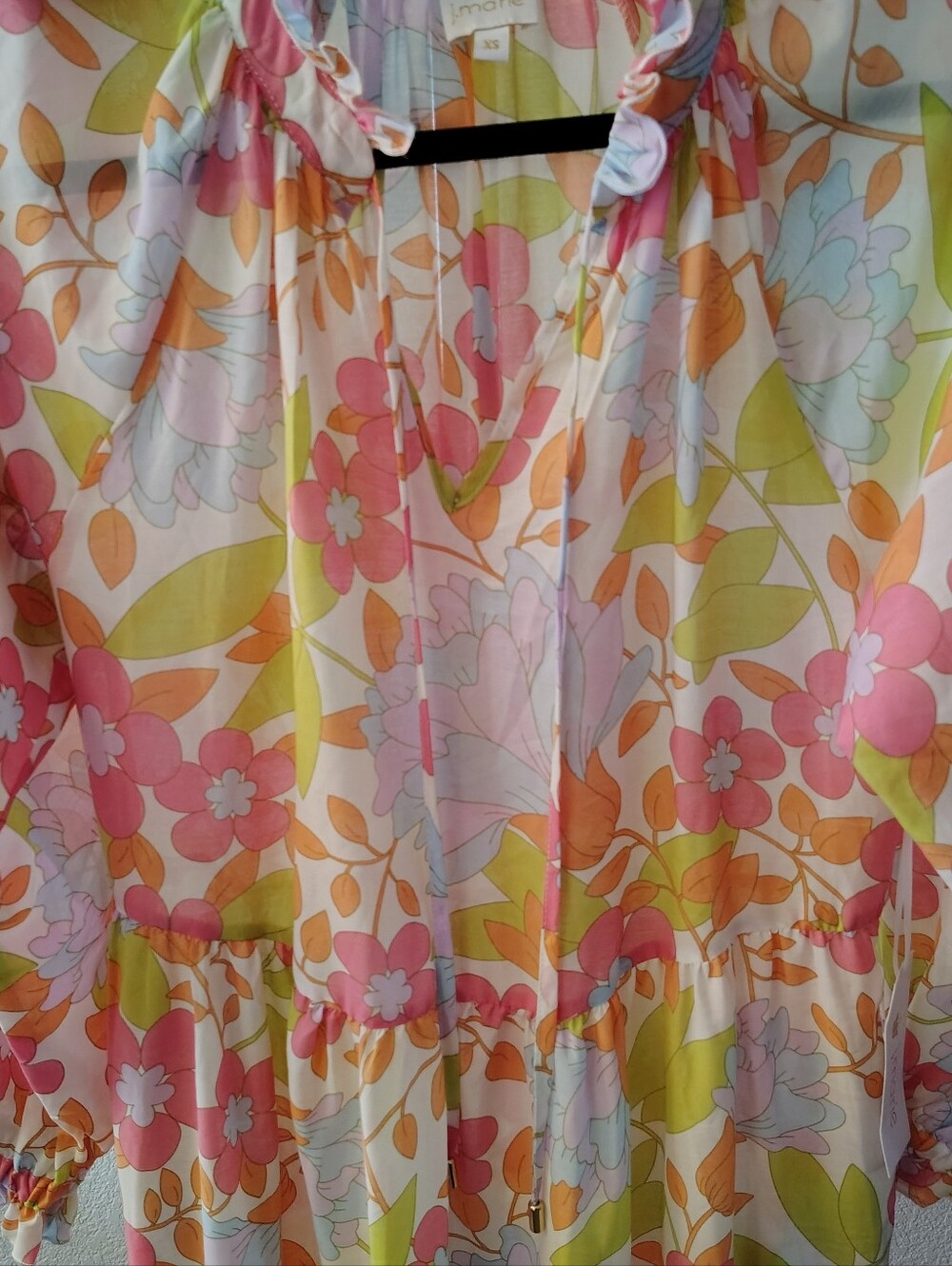 Nwt Tuckernuck  J. Marie  Maxi Dress, Size XS Sundress Summer - Picture 4 of 9